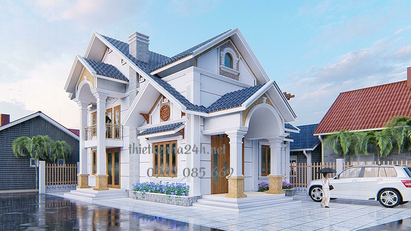 Thiết kế m&aacute;i giật cấp ấn tượng&nbsp;