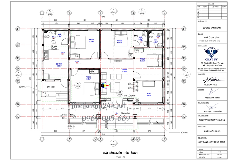 C&ocirc;ng năng mặt bằng tầng 1