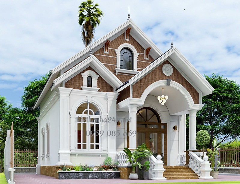 Tổng quan mẫu nh&agrave; cấp 4 2 ph&ograve;ng ngủ đơn giản m&agrave; đẹp&nbsp;