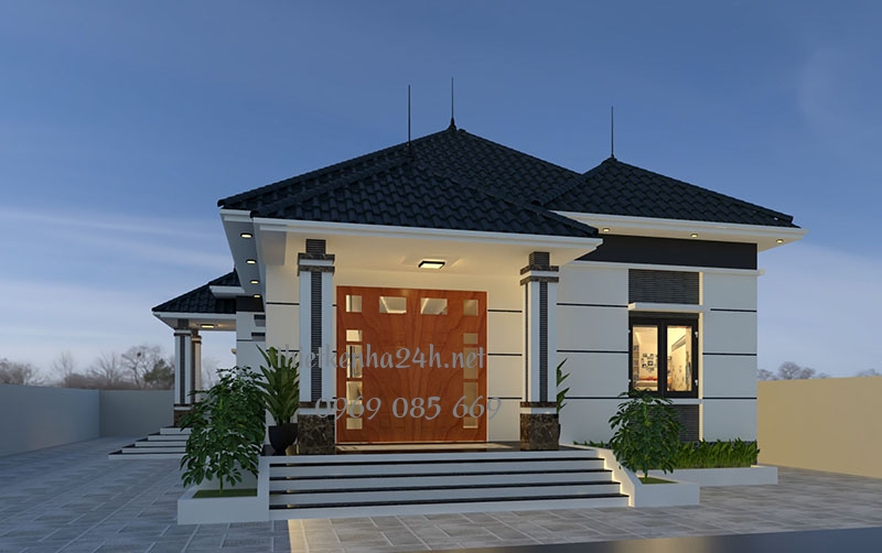 Mẫu thiết kế nh&agrave; cấp 4 hiện đại, đơn giản