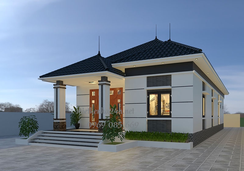 Thiết kế m&aacute;i th&aacute;i với độ dốc lớn