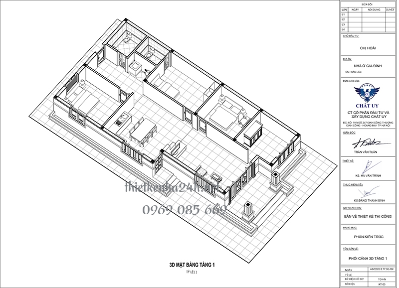 Các khu vực được bố trí khoa học, hợp lý