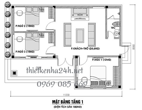 Mặt bằng nhà