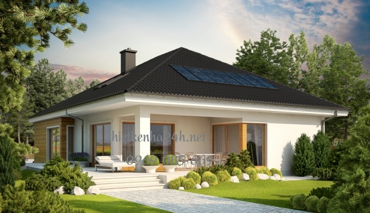 Lựa chọn màu sắc và ánh sáng cho nhà vườn hợp lý 