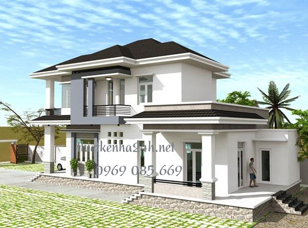 Mẫu nhà này phù hợp với các gia đình có diện tích đất rộng rãi 