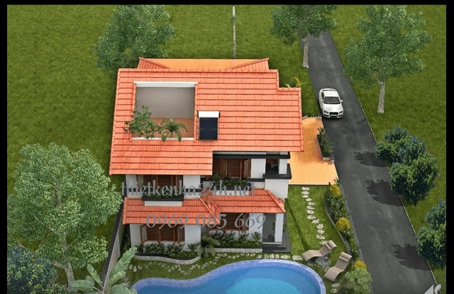 biệt thự 2 tầng hiện đại đẹp