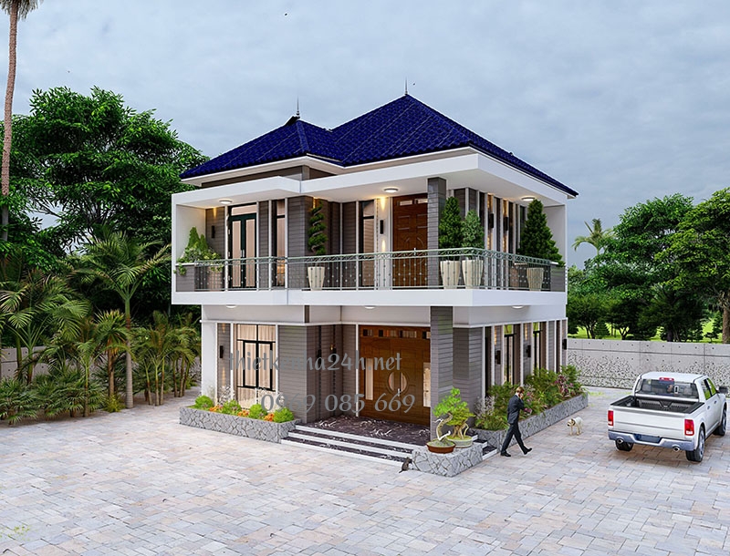 Mẫu thiết kế biệt thự hiện đại ấn tượng