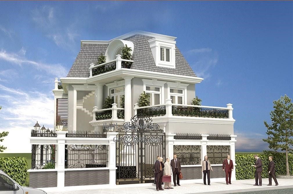 biệt thự đẹp phong cách âu mĩ