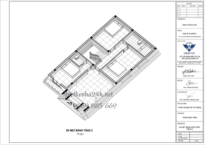 C&aacute;c khu vực chức năng tầng 2