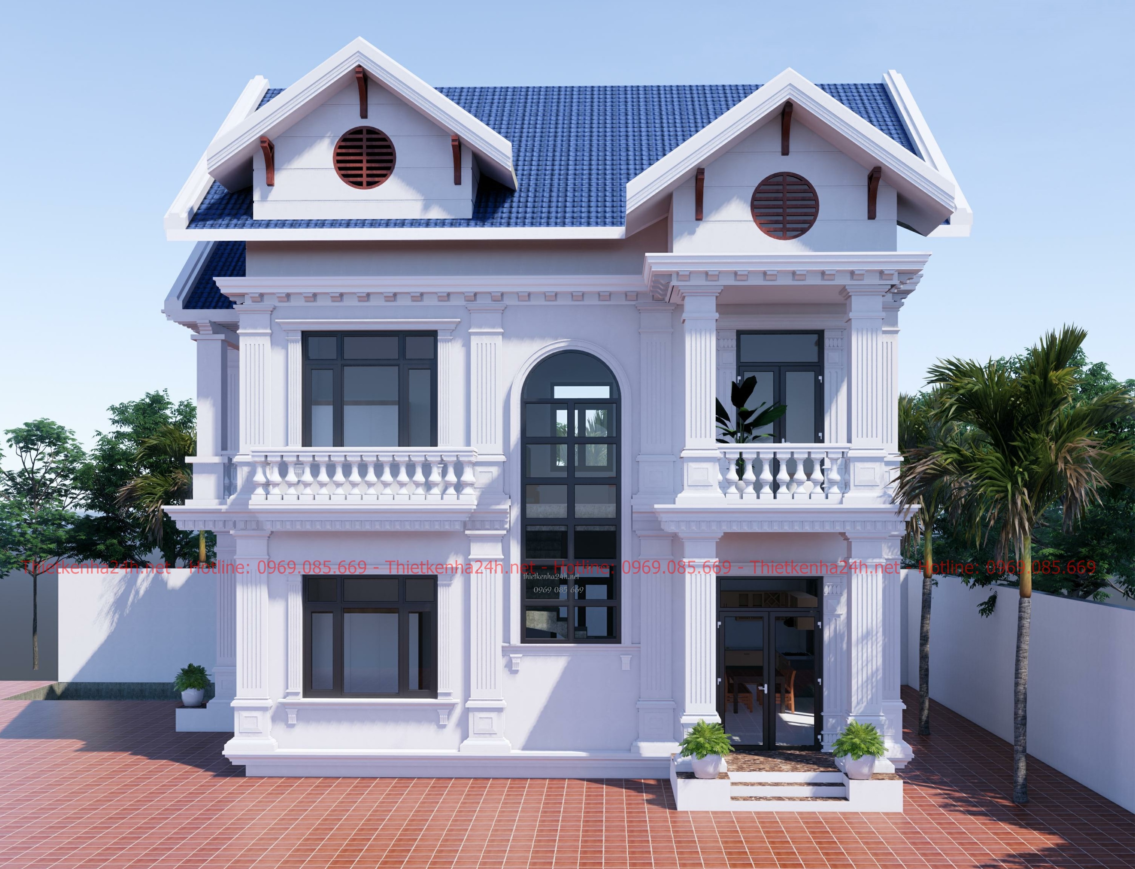Mặt tiền thứ 2 đặc biệt trong c&aacute;ch bố tr&iacute; cửa nh&ocirc;m k&iacute;nh
