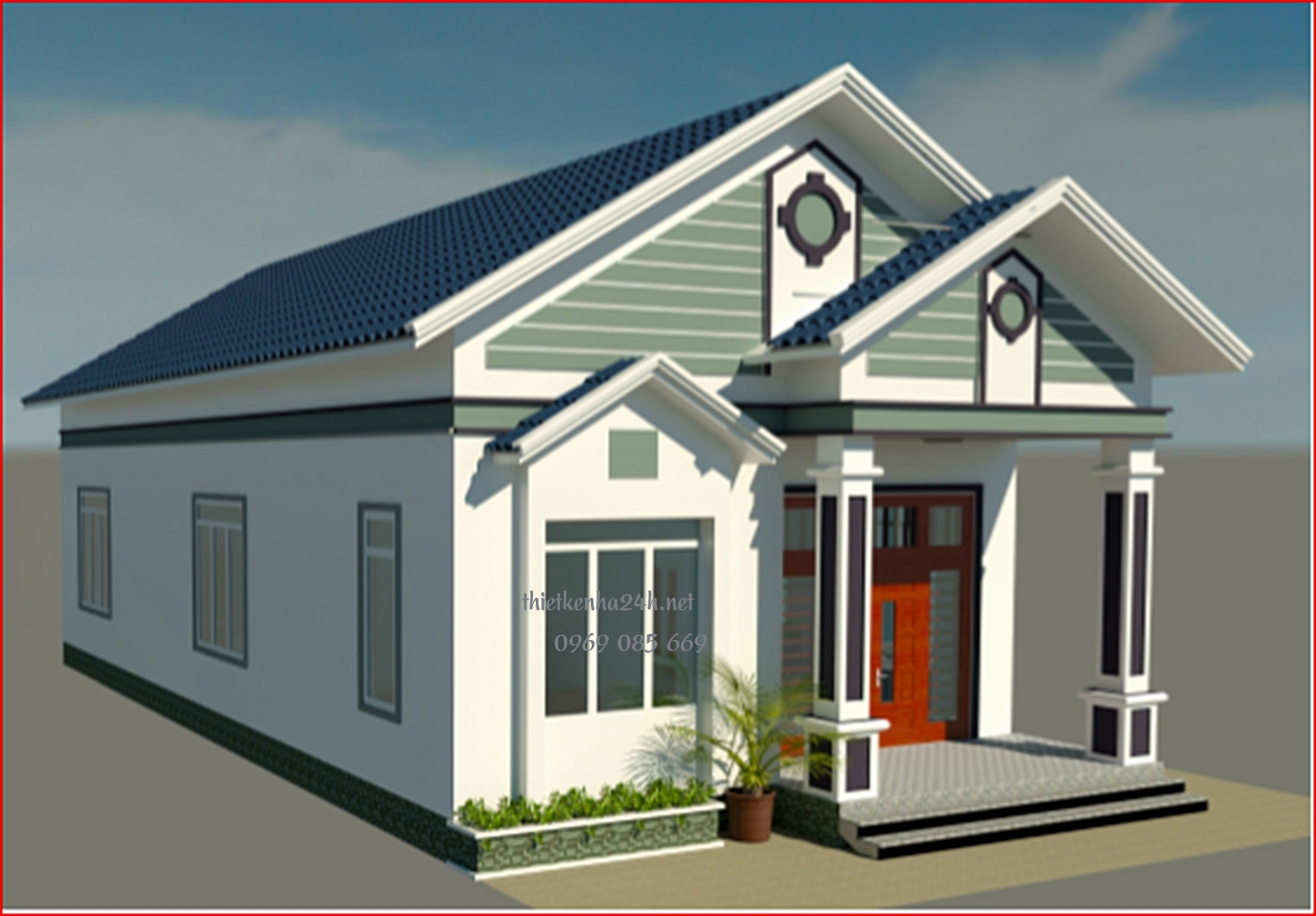 Nh&agrave; cấp 4 n&ocirc;ng th&ocirc;n khang trang tại Hưng Y&ecirc;n