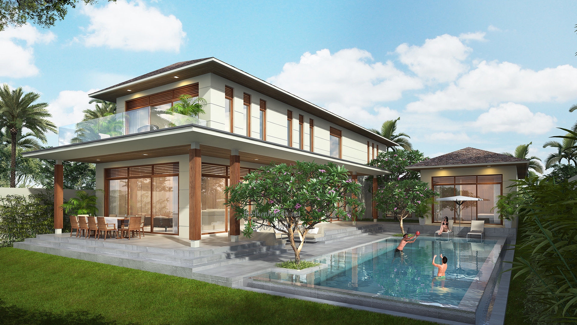 Chiêm ngưỡng vẻ đẹp biệt thự nhà vườn 2 tầng đáng mơ ước