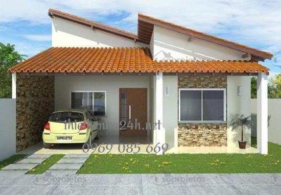 Bạn cũng có thể lựa chọn nhà cấp 4 mái lệch 