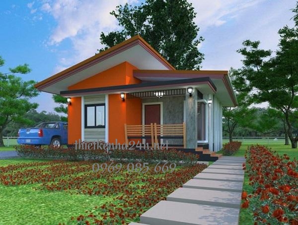 Nhà vườn cấp 4 đẹp 