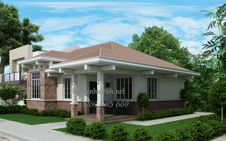 Nhà mái thái với kiến trúc độc đáo, phá cách 