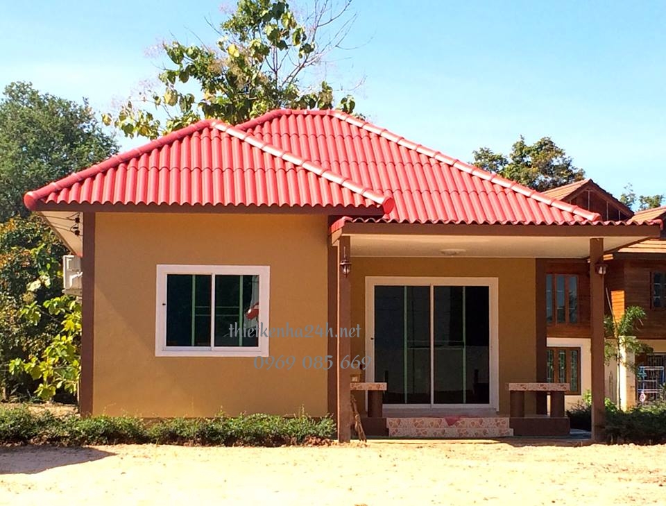 Sự đơn giản, mộc mạc đến từ căn nhà mái thái có diện tích nhỏ 