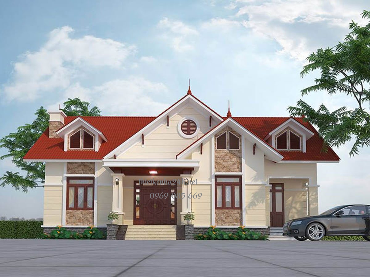 Biệt thự mái thái đón đầu xu hướng thiết kế 