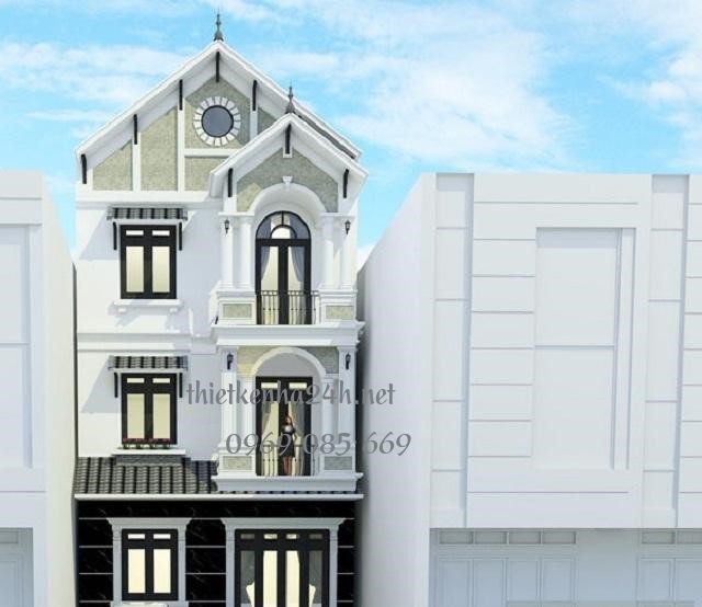 nhà phố 3 tầng mái thái
