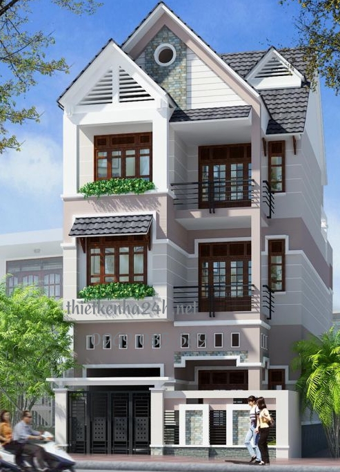 Chiêm ngưỡng ngôi nhà phố rộng rãi 3 tầng mái thái với kiến trúc vô cùng tinh tế và khéo léo 