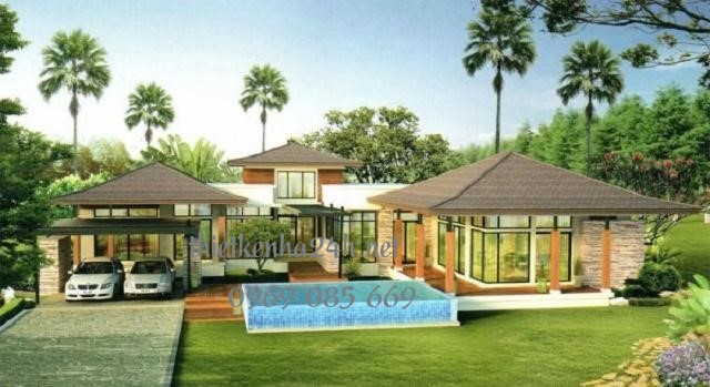 nh&agrave; vườn cấp 4 vật liệu k&iacute;nh