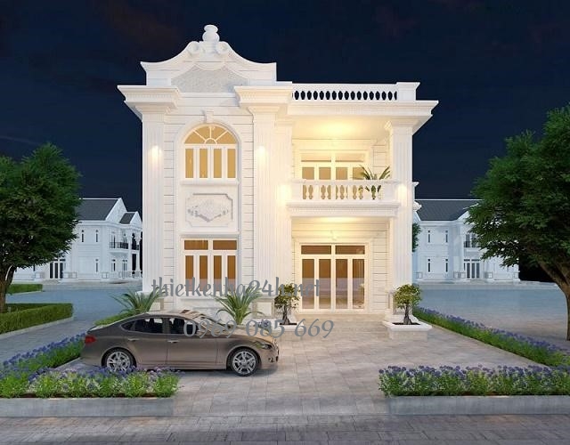 thiết kế biệt thự hiện đai