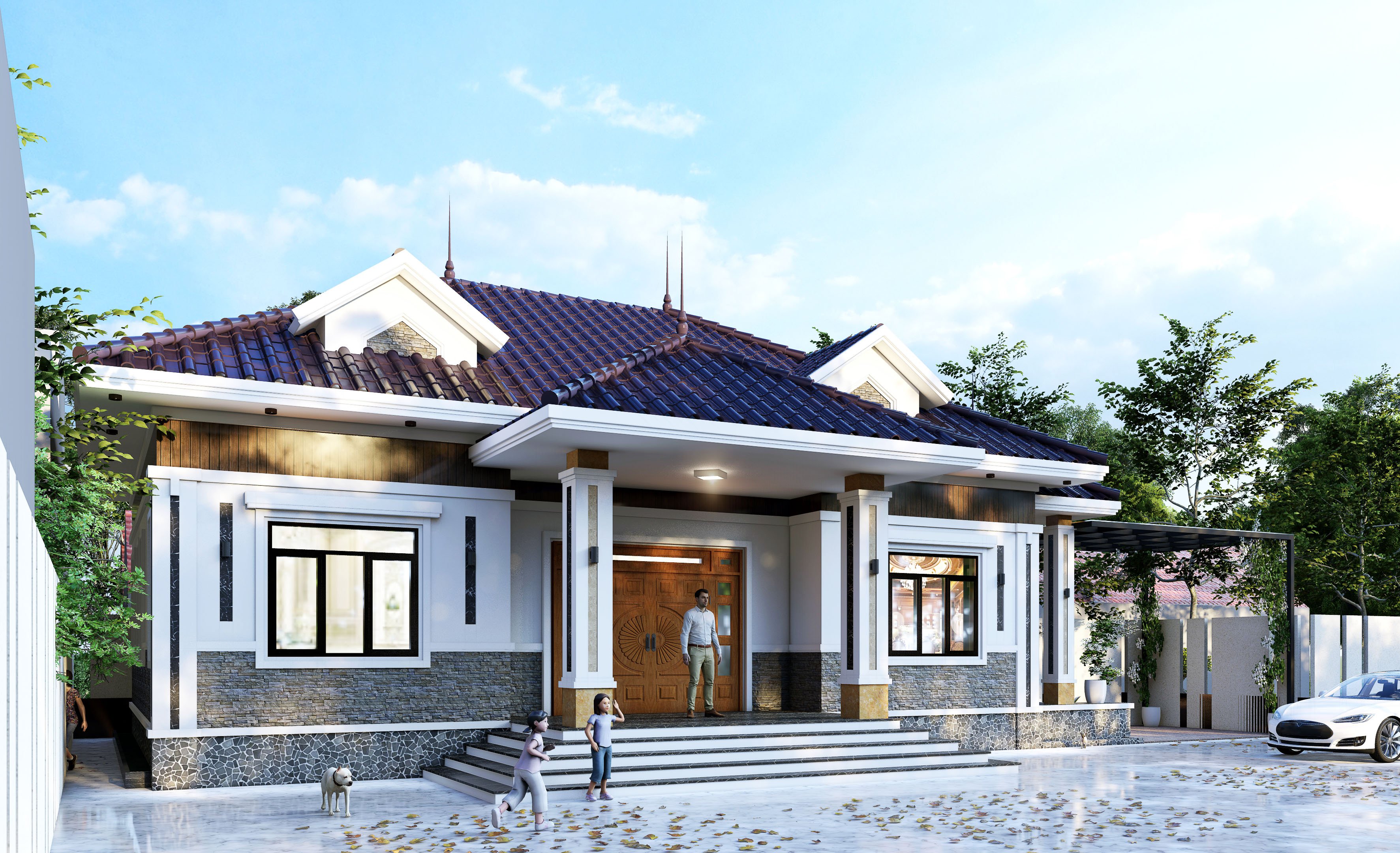 Thiết kế nh&agrave; tạo n&ecirc;n sự h&agrave;i h&ograve;a gắn kết giữa thi&ecirc;n nhi&ecirc;n v&agrave; con người