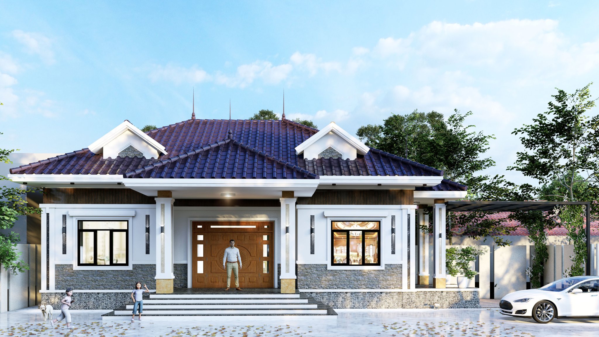 Đ&acirc;y l&agrave; một trong những mẫu nh&agrave; được nhiều người ưa chuộng